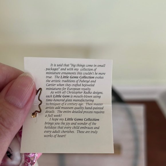 Retired Christopher Radko "2000 Cheers" Gem - Picture 12 of 12